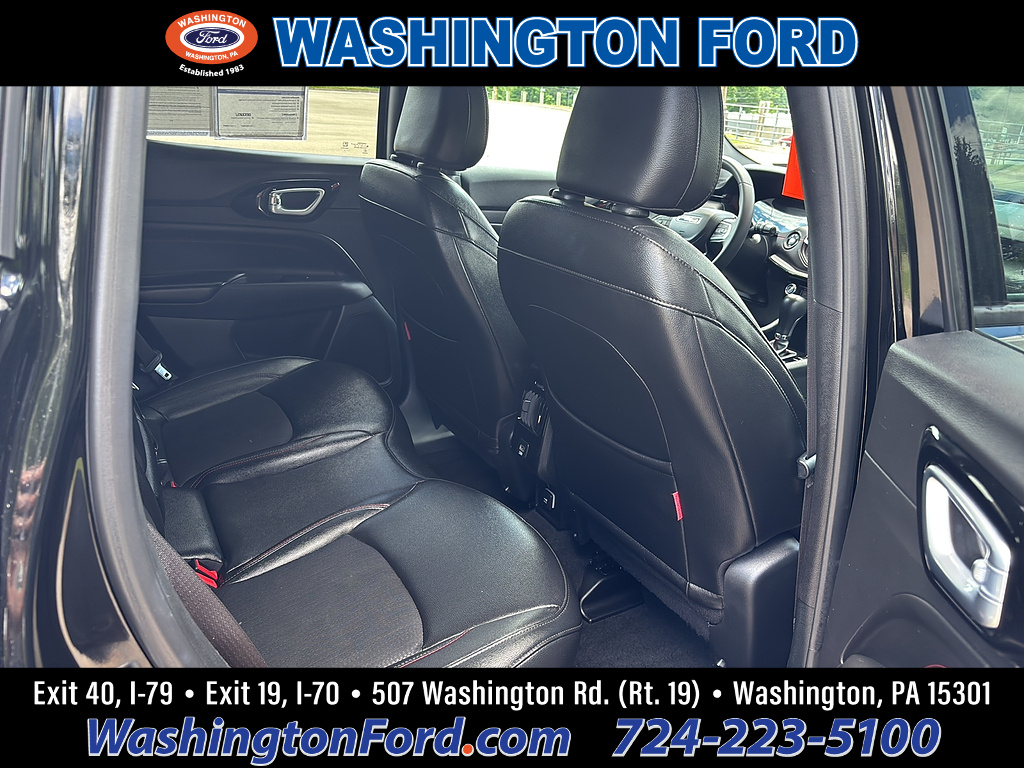 2024 Jeep Compass Trailhawk Diamond Black Crystal Pearl Coat at Three Rivers CJD