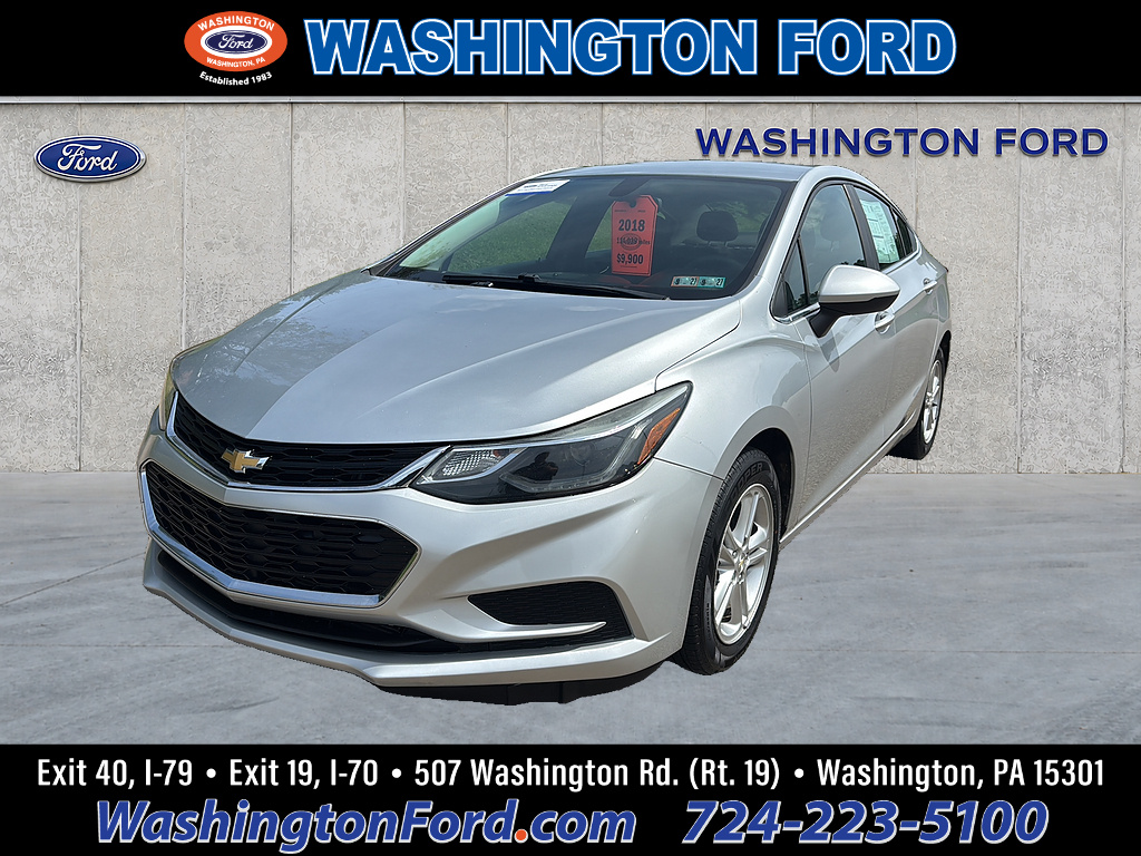 2018 Chevrolet Cruze LT Auto Silver Ice Metallic at Woltz & Wind Ford