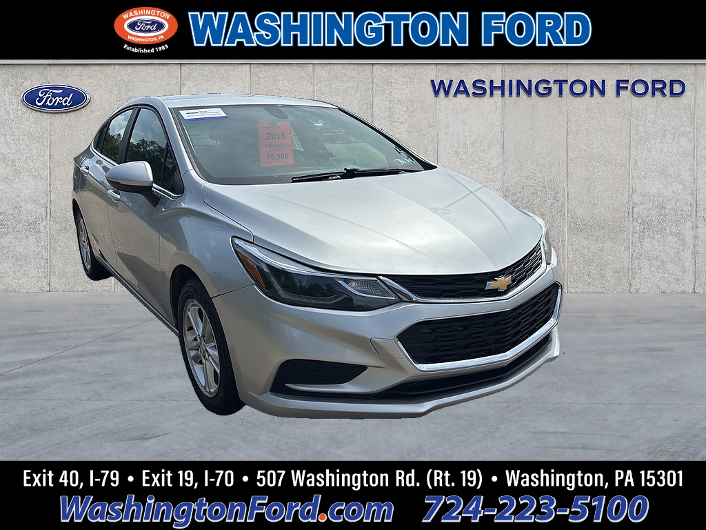 2018 Chevrolet Cruze LT Auto Silver Ice Metallic at Woltz & Wind Ford