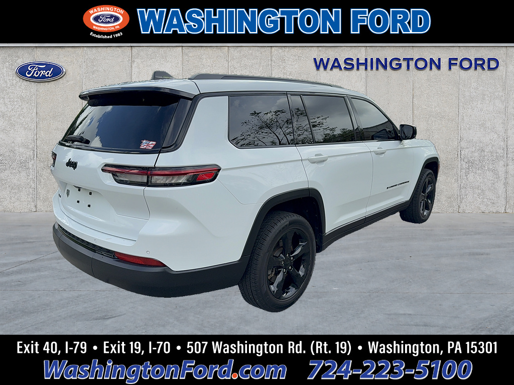 2024 Jeep Grand Cherokee L Altitude X Bright White Clear Coat at Bud's Auto Sales