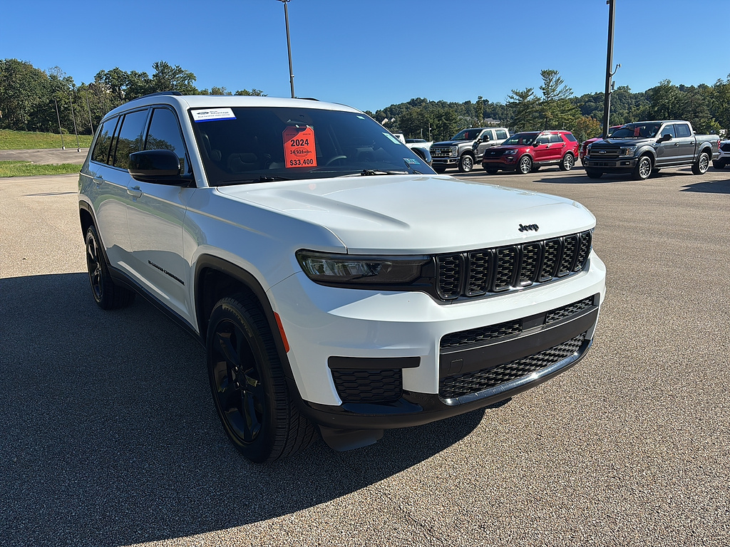 2024 Jeep Grand Cherokee L Altitude X Bright White Clear Coat at Three Rivers CJD