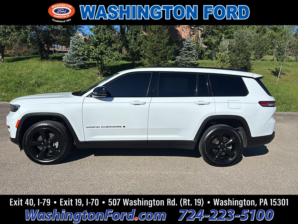 2024 Jeep Grand Cherokee L Altitude X Bright White Clear Coat at Three Rivers CJD
