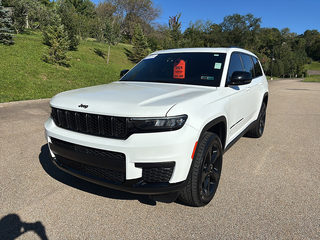 2024 Jeep Grand Cherokee L Altitude X Bright White Clear Coat at Three Rivers CJD