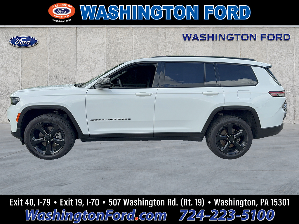 2024 Jeep Grand Cherokee L Altitude X Bright White Clear Coat at Bud's Auto Sales