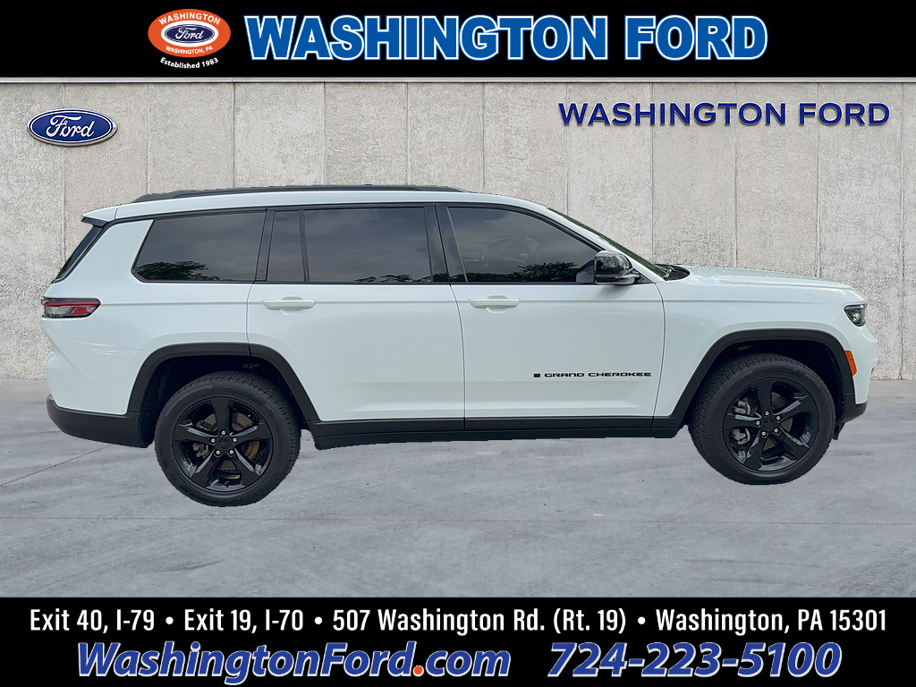 2024 Jeep Grand Cherokee L Altitude X Bright White Clear Coat at Bud's Auto Sales