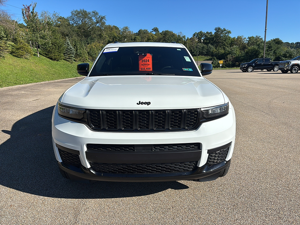 2024 Jeep Grand Cherokee L Altitude X Bright White Clear Coat at Three Rivers CJD