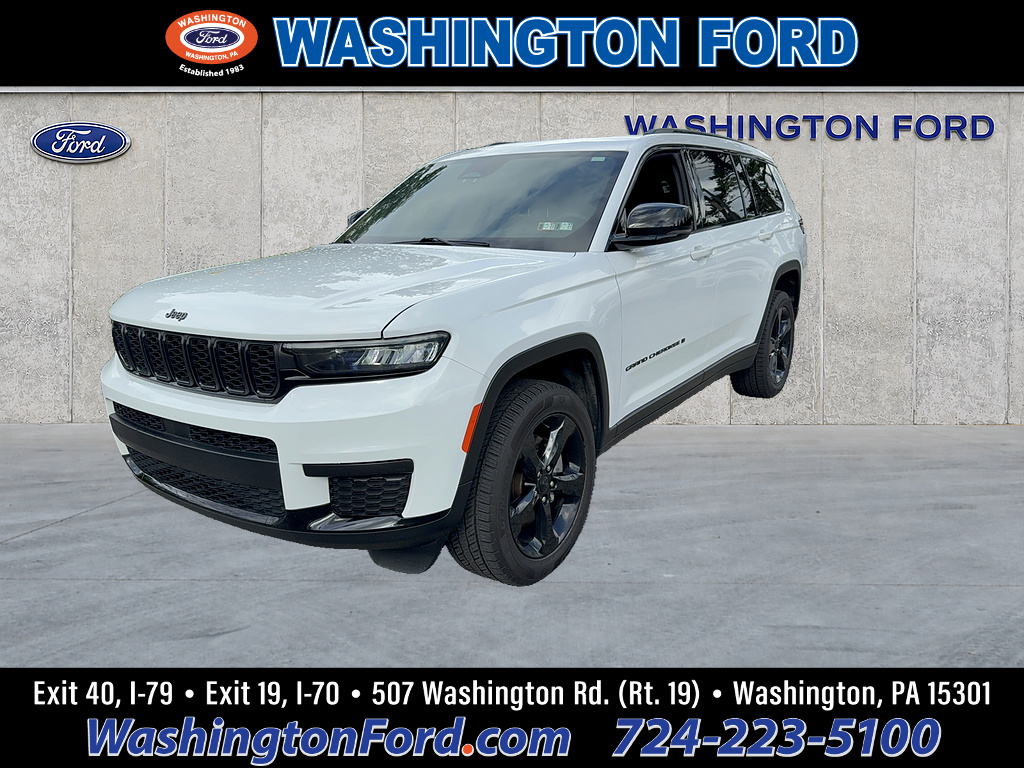 2024 Jeep Grand Cherokee L Altitude X Bright White Clear Coat at Bud's Auto Sales