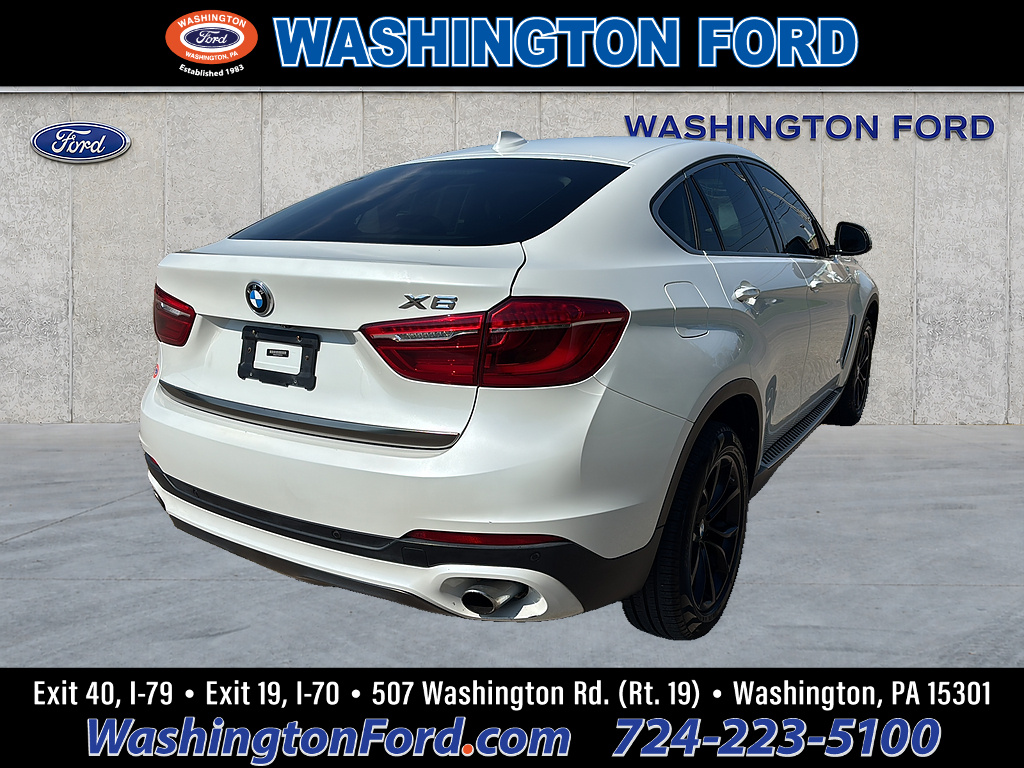 2015 BMW X6 xDrive 35i xDrive35i WHITE at Cochran Mazda