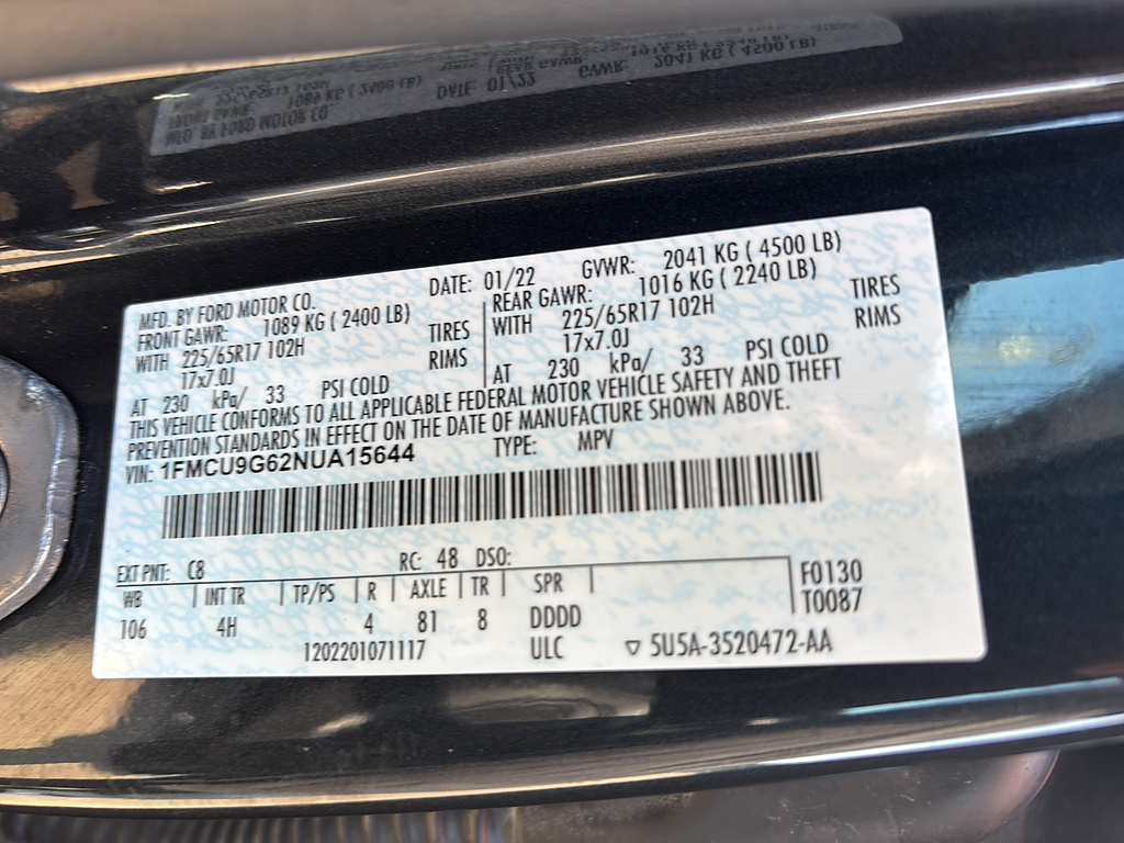 2022 Ford Escape SE Stone Blue at Washington Ford