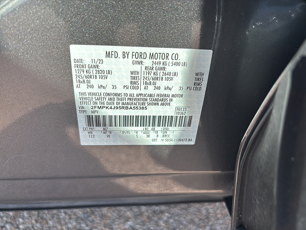 2024 Ford Edge SEL Carbonized Gray at Woltz & Wind Ford