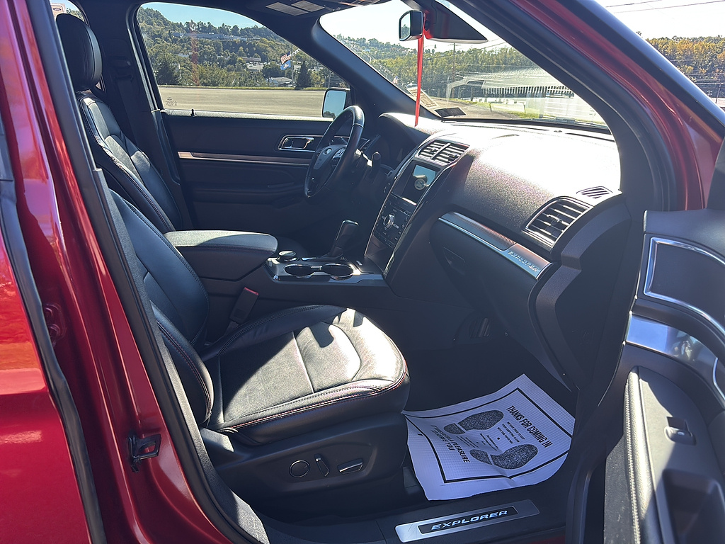 2018 Ford Explorer Sport Ruby Red Metallic Tinted Clearcoat at Woltz & Wind Ford