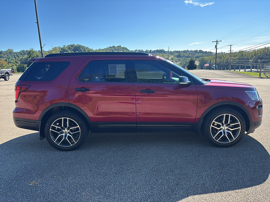 2018 Ford Explorer Sport Ruby Red Metallic Tinted Clearcoat at Woltz & Wind Ford