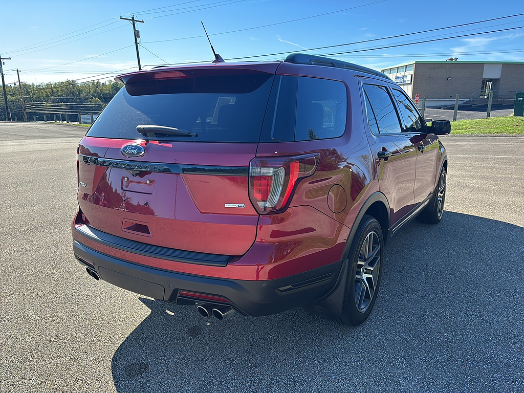 2018 Ford Explorer Sport Ruby Red Metallic Tinted Clearcoat at Woltz & Wind Ford