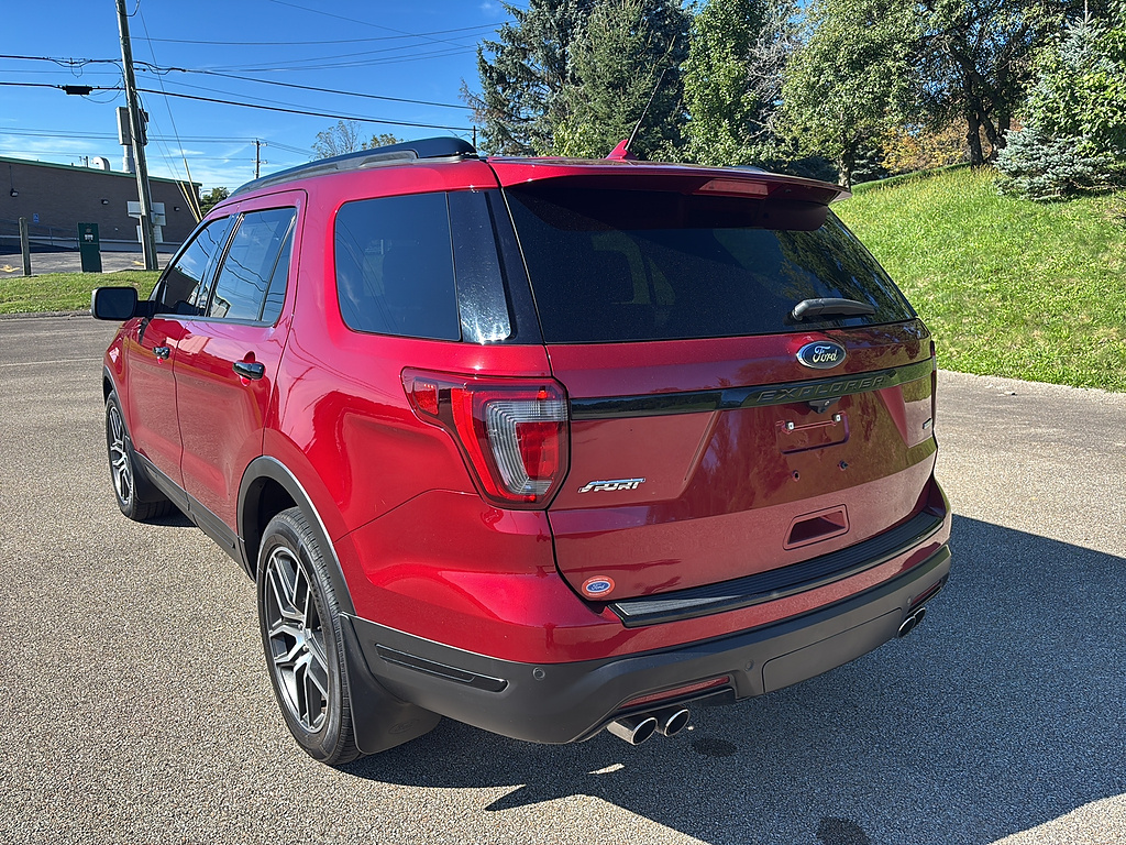 2018 Ford Explorer Sport Ruby Red Metallic Tinted Clearcoat at Woltz & Wind Ford