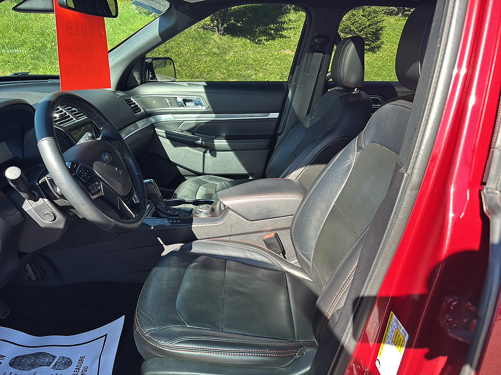 2018 Ford Explorer Sport Ruby Red Metallic Tinted Clearcoat at Woltz & Wind Ford