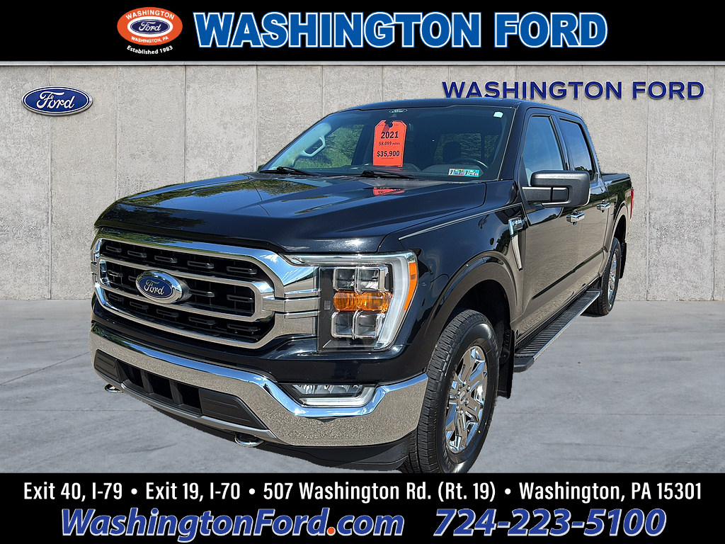 2021 Ford F-150 XLT Agate Black at Woltz & Wind Ford
