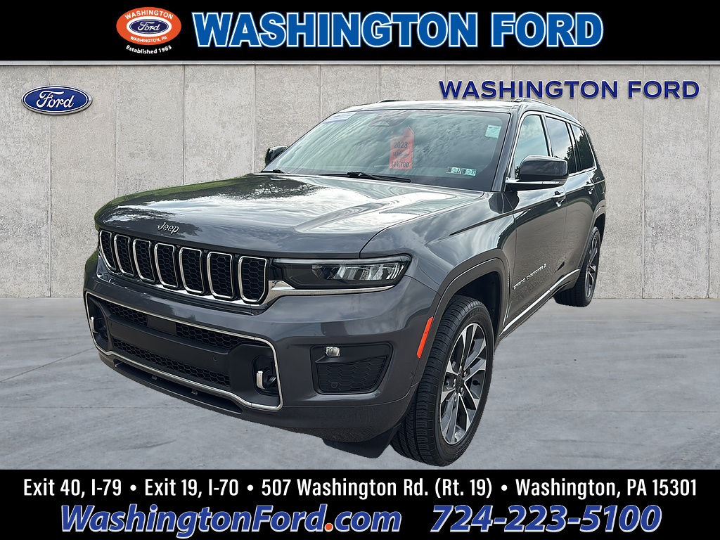 2023 Jeep Grand Cherokee L Overland Baltic Gray Metallic Clear Coat at Bud's Auto Sales