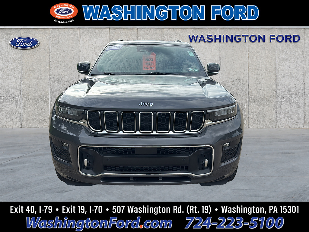 2023 Jeep Grand Cherokee L Overland Baltic Gray Metallic Clear Coat at Bud's Auto Sales