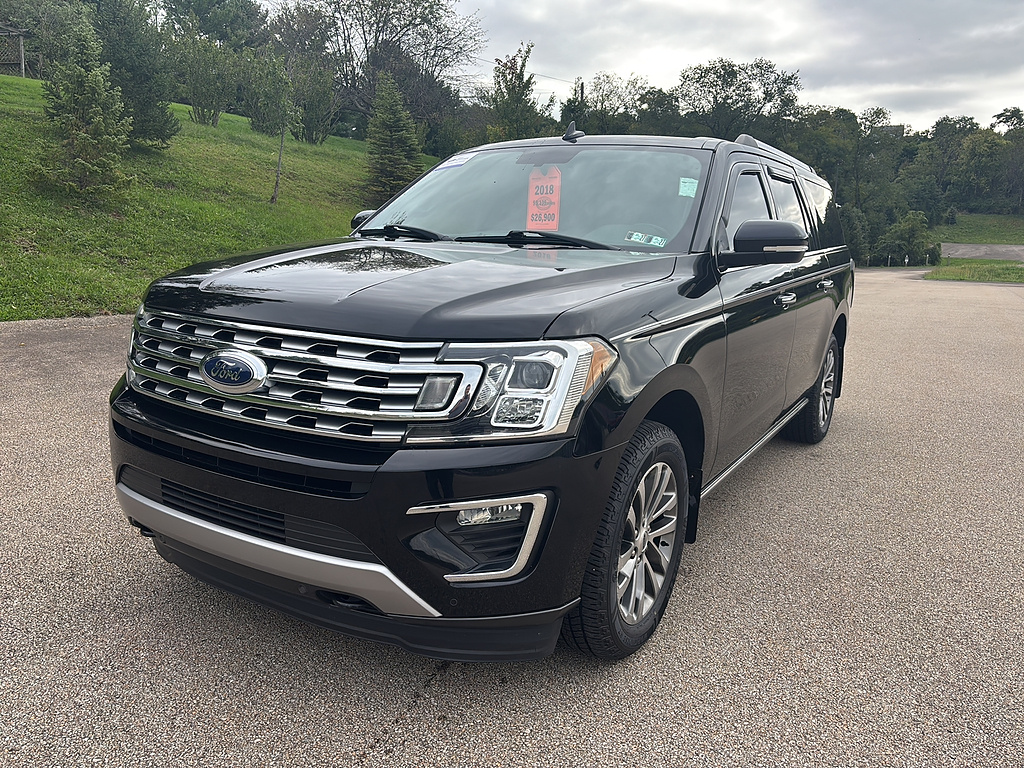 2018 Ford Expedition Max Limited Shadow Black at McCandless Ford