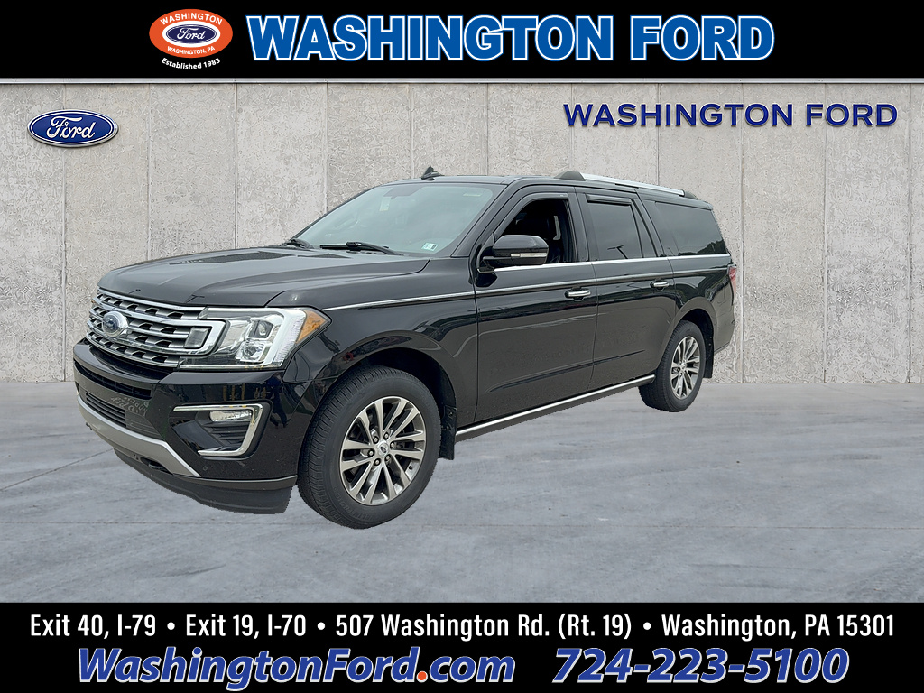 2018 Ford Expedition Max Limited Shadow Black at McCandless Ford