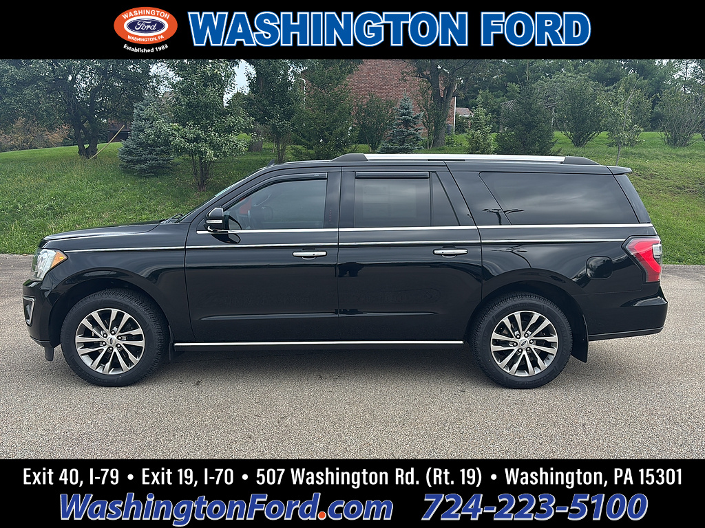 2018 Ford Expedition Max Limited Shadow Black at McCandless Ford