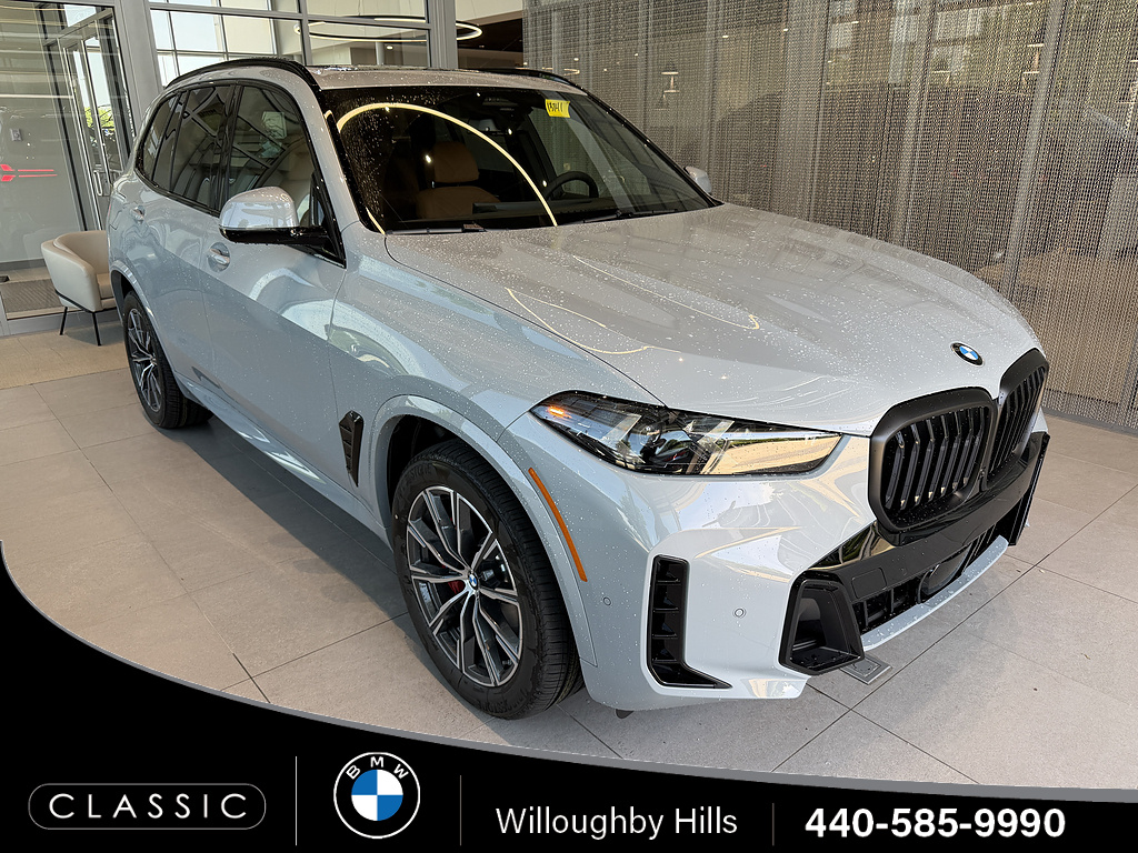 Gray (Brooklyn Grey Metallic) 2026 BMW X5 SUV / Crossover All-Wheel Drive 8-Speed Automatic