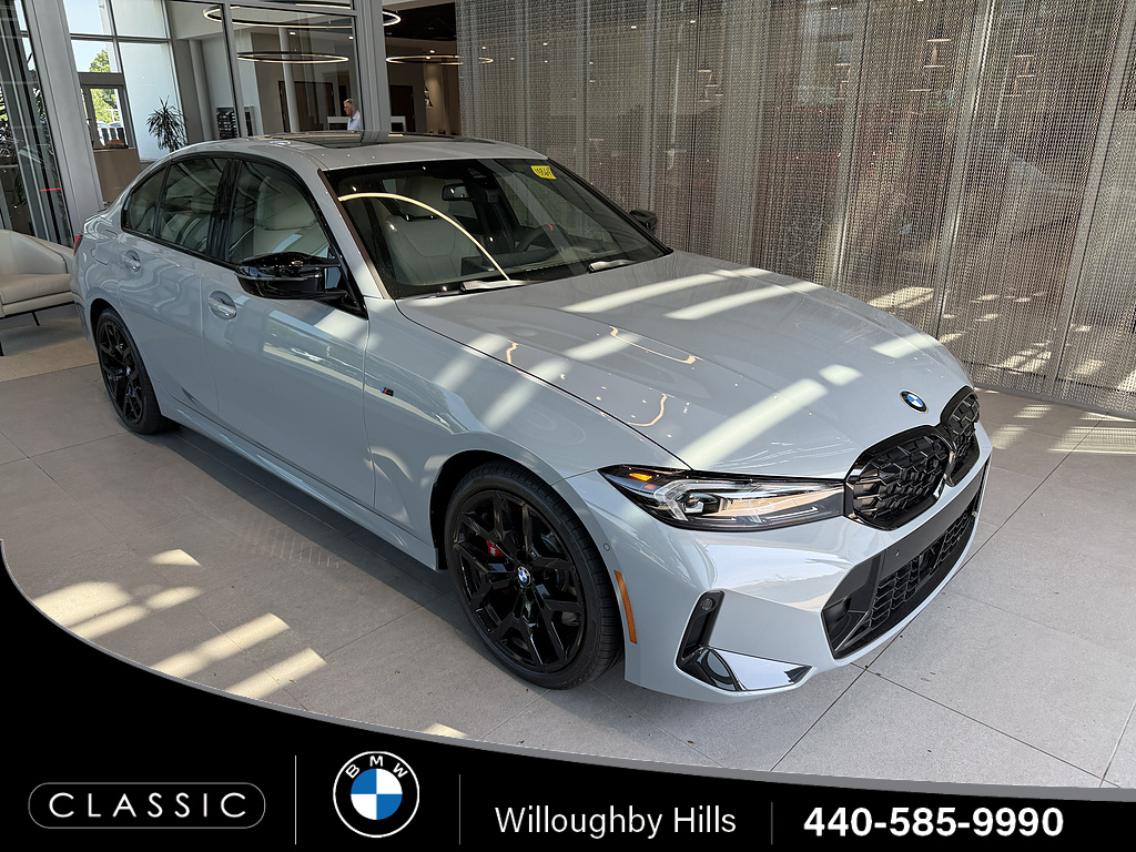 Gray (Brooklyn Grey Metallic) 2026 BMW 3 Series Sedan All-Wheel Drive 8-Speed Automatic