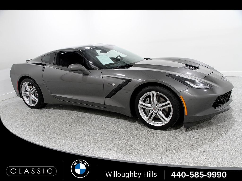 Shark Gray Metallic 2016 Chevrolet Corvette Coupe Rear-Wheel Drive 8-Speed Automatic