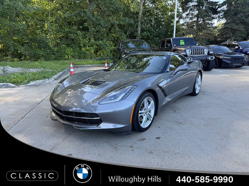 Shark Gray Metallic 2016 Chevrolet Corvette Coupe Rear-Wheel Drive 8-Speed Automatic