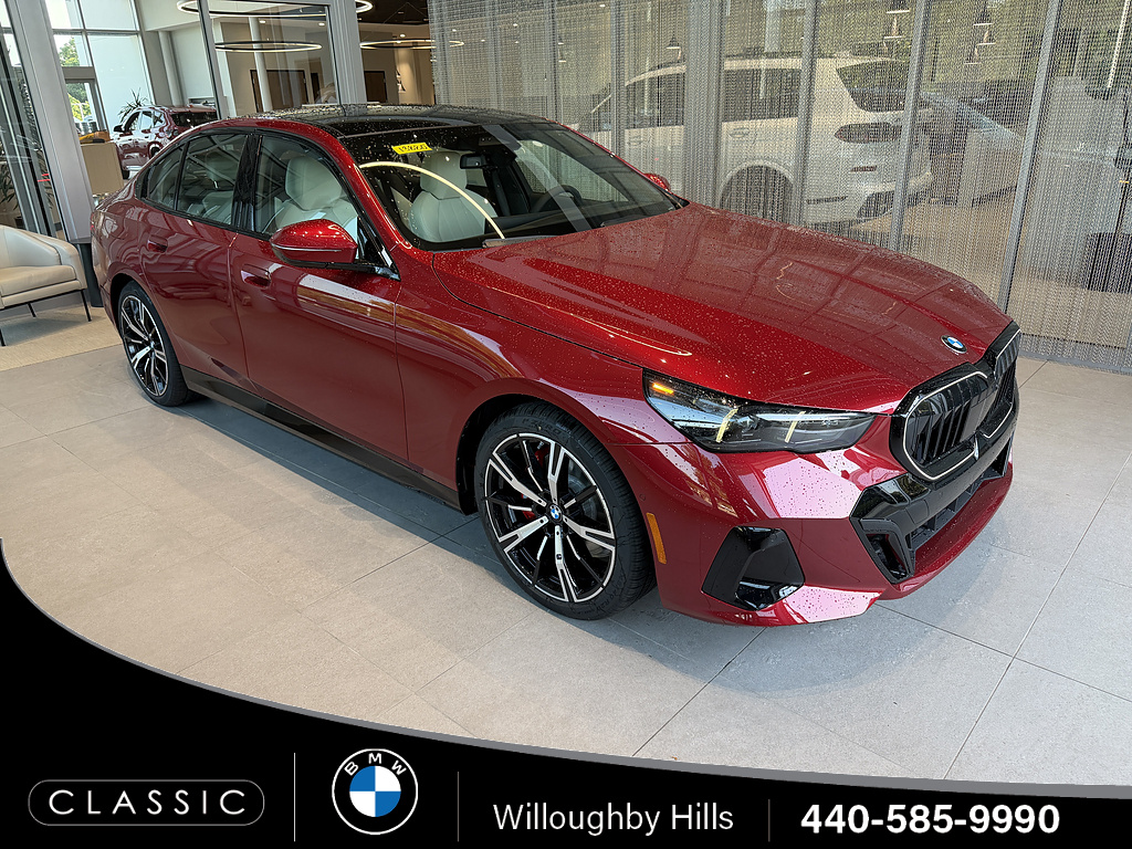Vegas Red Metallic 2027 BMW 5 Series Sedan All-Wheel Drive 8-Speed Automatic