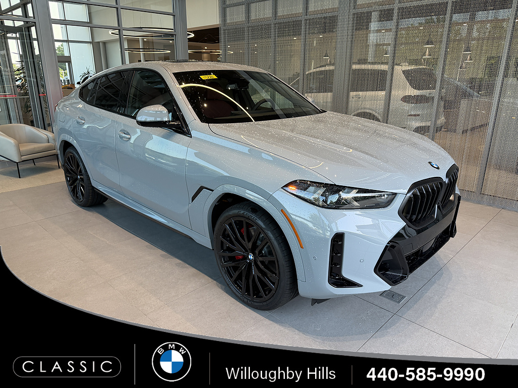 Gray (Brooklyn Grey Metallic) 2027 BMW X6 SUV / Crossover All-Wheel Drive 8-Speed Automatic