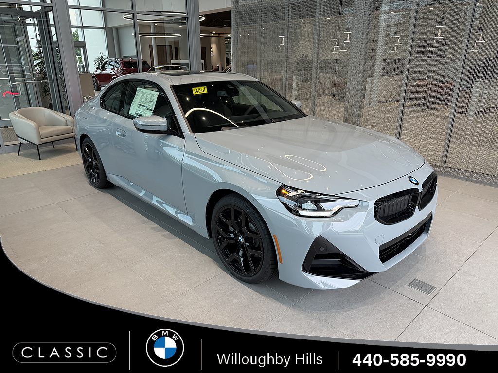 Gray (Brooklyn Grey Metallic) 2026 BMW 2 Series Coupe All-Wheel Drive 8-Speed Automatic