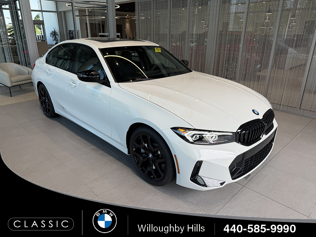 Alpine White 2026 BMW 3 Series Sedan All-Wheel Drive 8-Speed Automatic