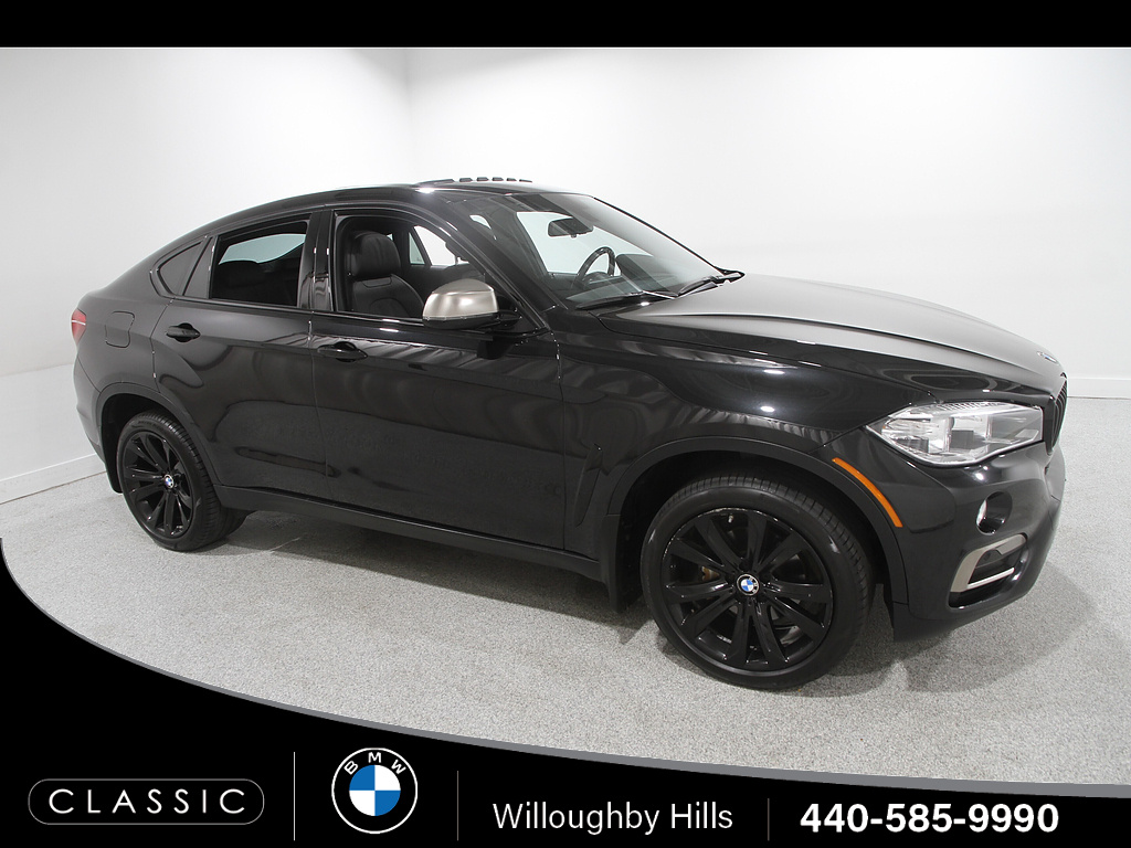Black 2017 BMW X6 SUV / Crossover All-Wheel Drive 8-Speed Automatic