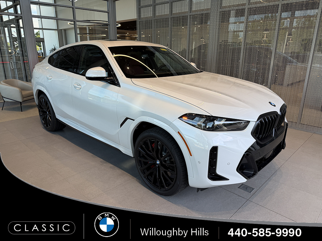 Mineral White Metallic 2027 BMW X6 SUV / Crossover All-Wheel Drive 8-Speed Automatic