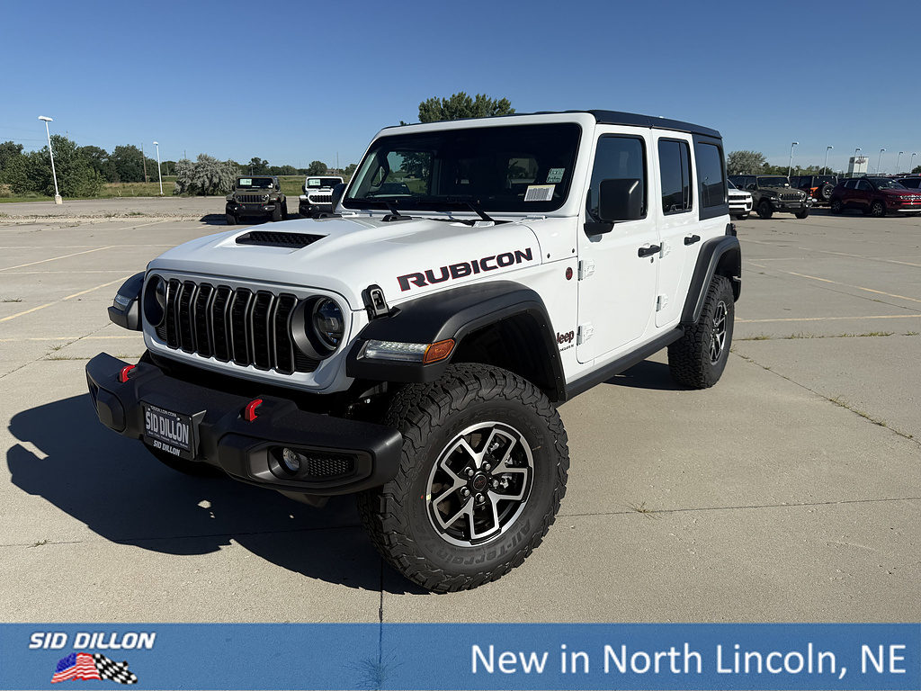 Bright White Clear Coat 2026 Jeep Wrangler SUV / Crossover Four-Wheel Drive 8-Speed Automatic