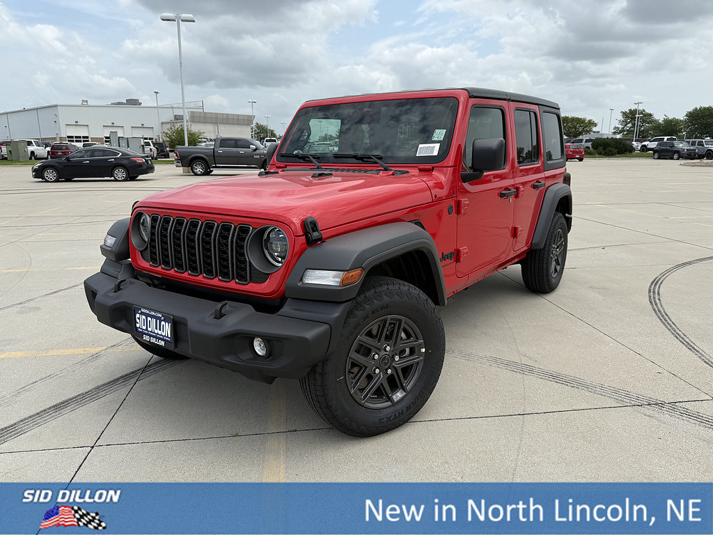 Firecracker Red Clear Coat 2026 Jeep Wrangler SUV / Crossover Four-Wheel Drive 8-Speed Automatic