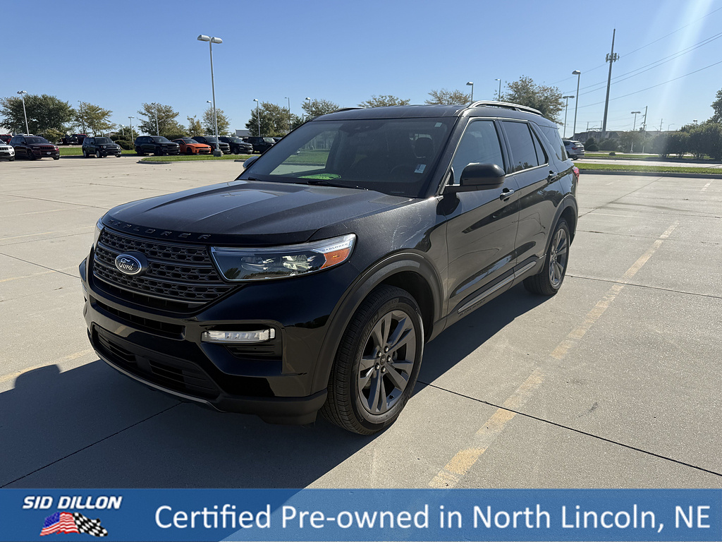 Agate Black 2023 Ford Explorer SUV / Crossover All-Wheel Drive Automatic