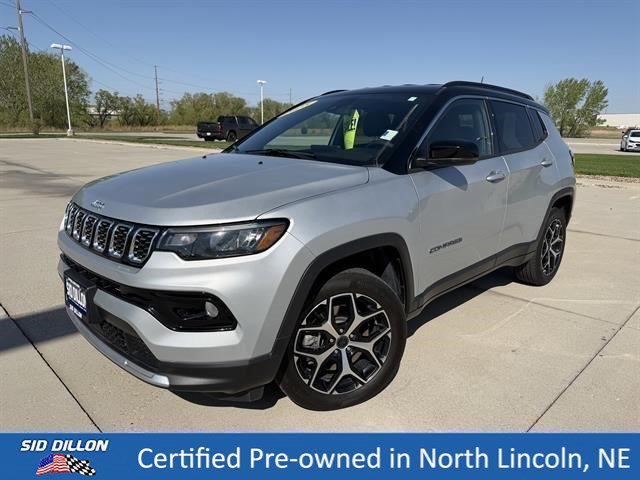 Silver Zynith Clear Coat 2025 Jeep Compass SUV / Crossover Four-Wheel Drive 8-Speed Automatic