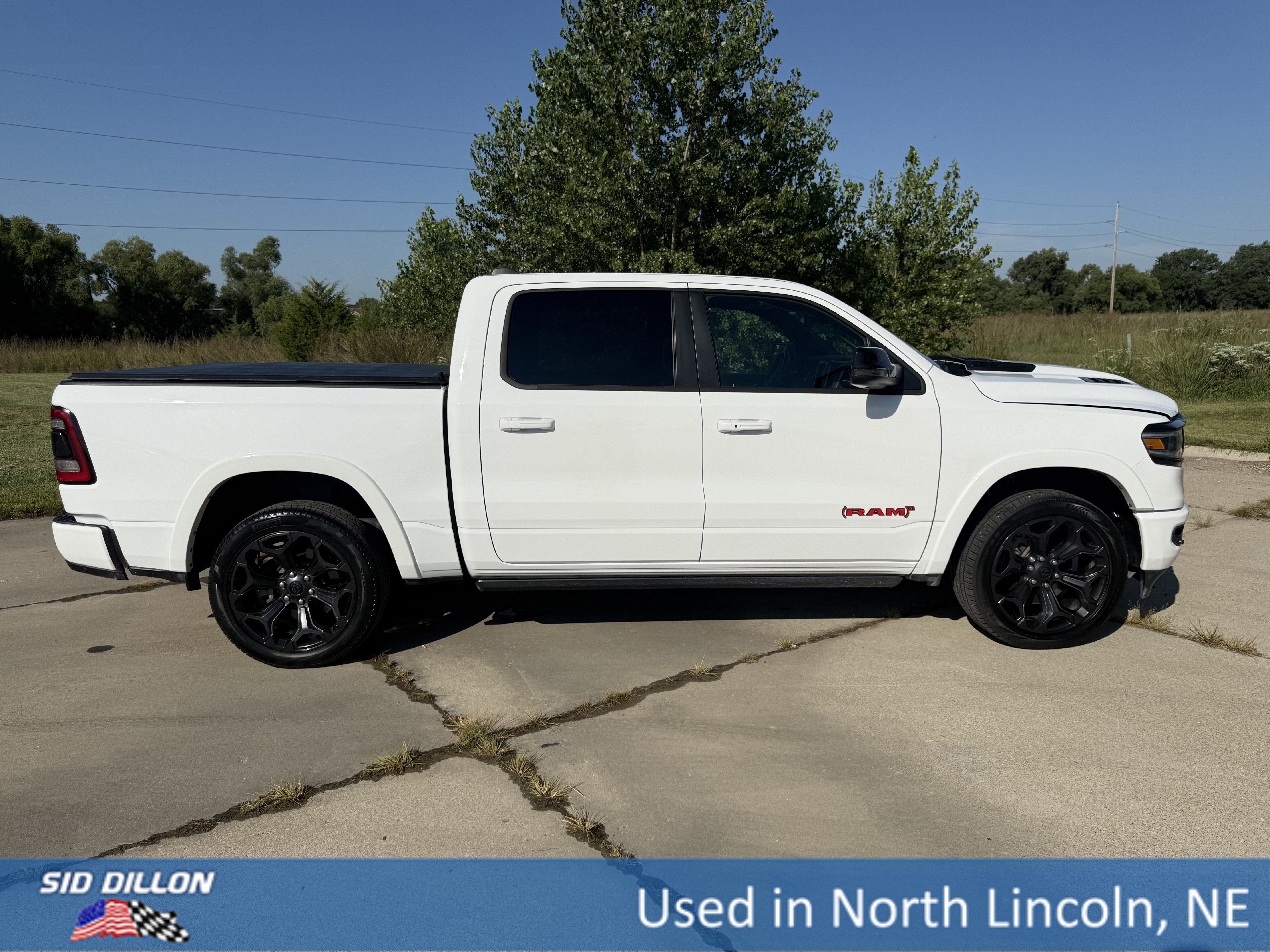 Used 2023 Bright White Clear Coat Ram Limited image 3