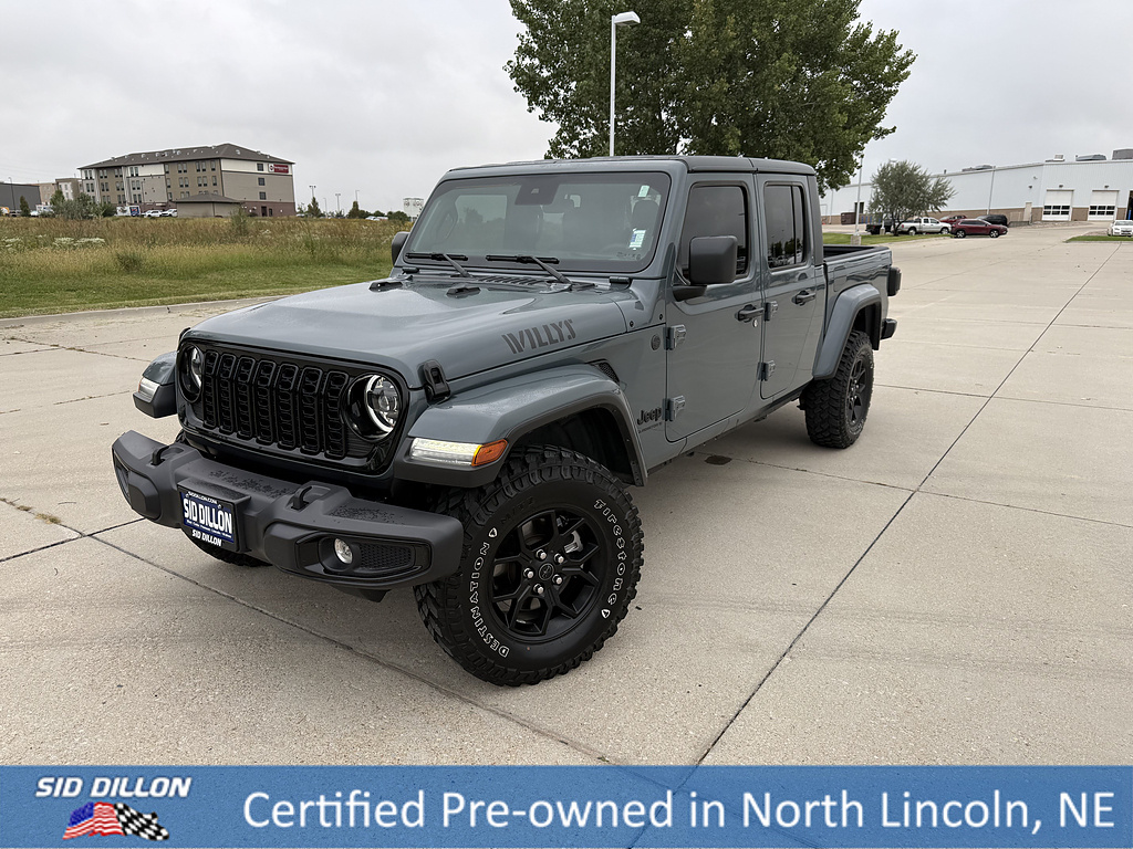 Anvil Clear Coat 2025 Jeep Gladiator Pickup Truck Four-Wheel Drive 8-Speed Automatic