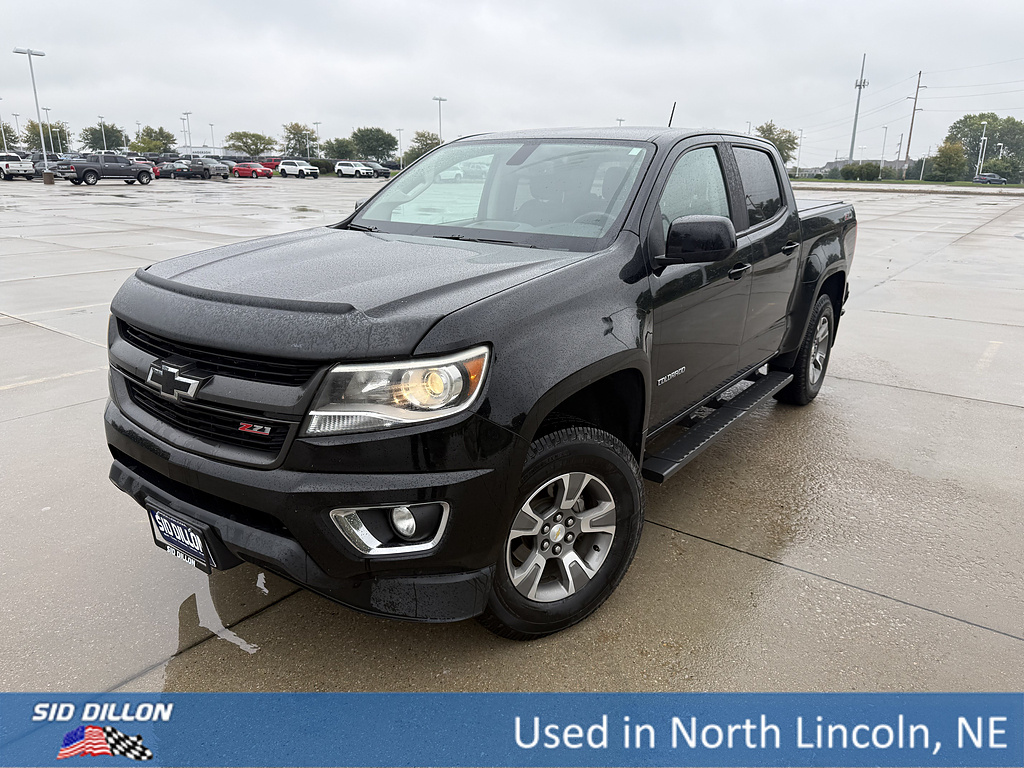 Black 2018 Chevrolet Colorado Pickup Truck Four-Wheel Drive 8-Speed Automatic