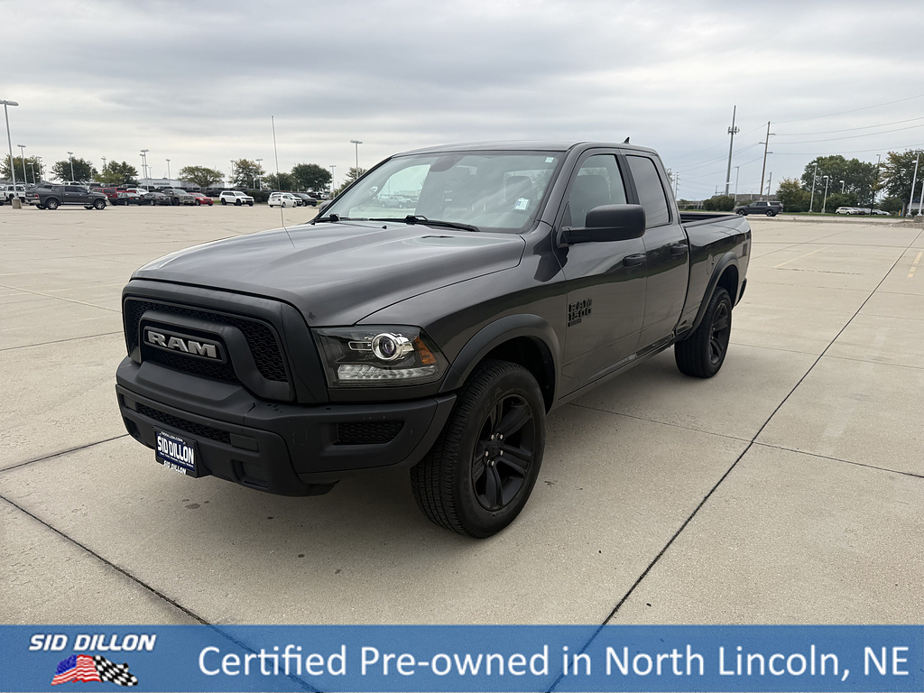 Gray (Granite Crystal Metallic Clear Coat) 2023 RAM 1500 Pickup Truck Four-Wheel Drive 8-Speed Automatic