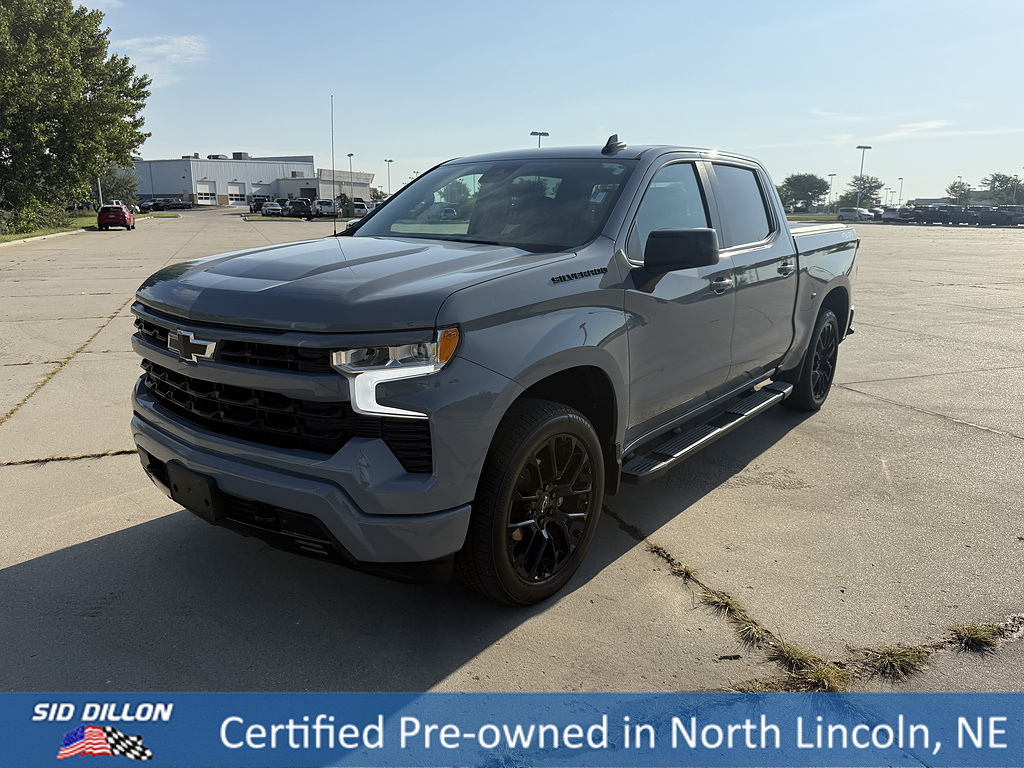 Slate Gray Metallic 2024 Chevrolet Silverado 1500 Pickup Truck Four-Wheel Drive 8-Speed Automatic