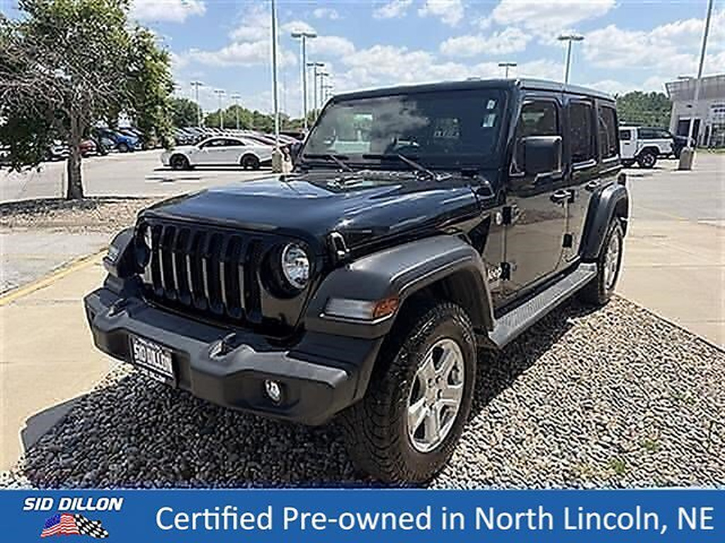 Black Clear Coat 2020 Jeep Wrangler SUV / Crossover Four-Wheel Drive 8-Speed Automatic