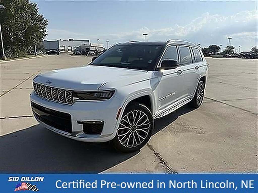 Bright White Clear Coat 2022 Jeep Grand Cherokee L SUV / Crossover Four-Wheel Drive 8-Speed Automatic