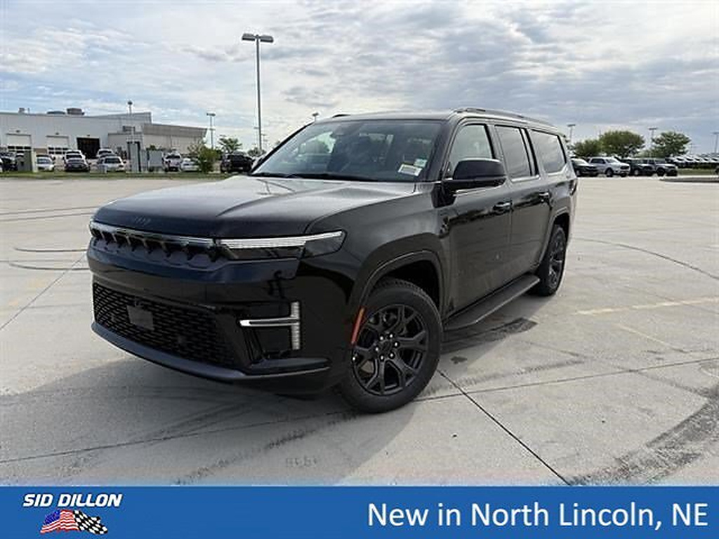 High Gloss Black 2026 Jeep Grand Wagoneer L SUV / Crossover Four-Wheel Drive 8-Speed Automatic