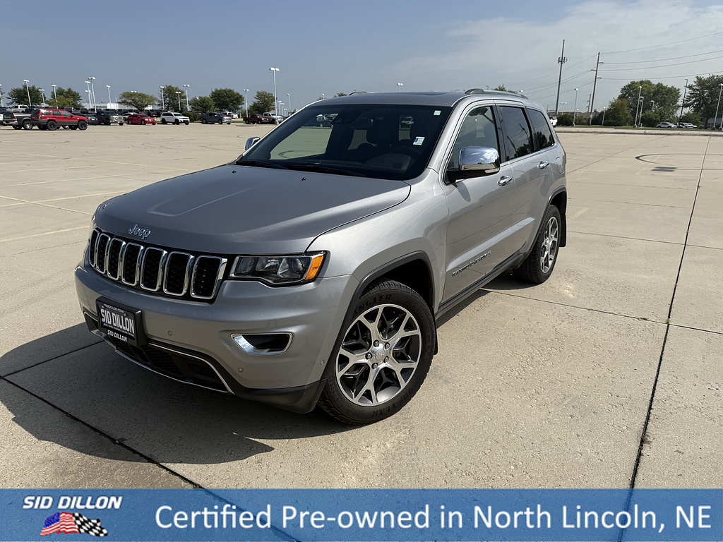 Billet Silver Metallic Clear Coat 2019 Jeep Grand Cherokee SUV / Crossover Four-Wheel Drive 8-Speed Automatic