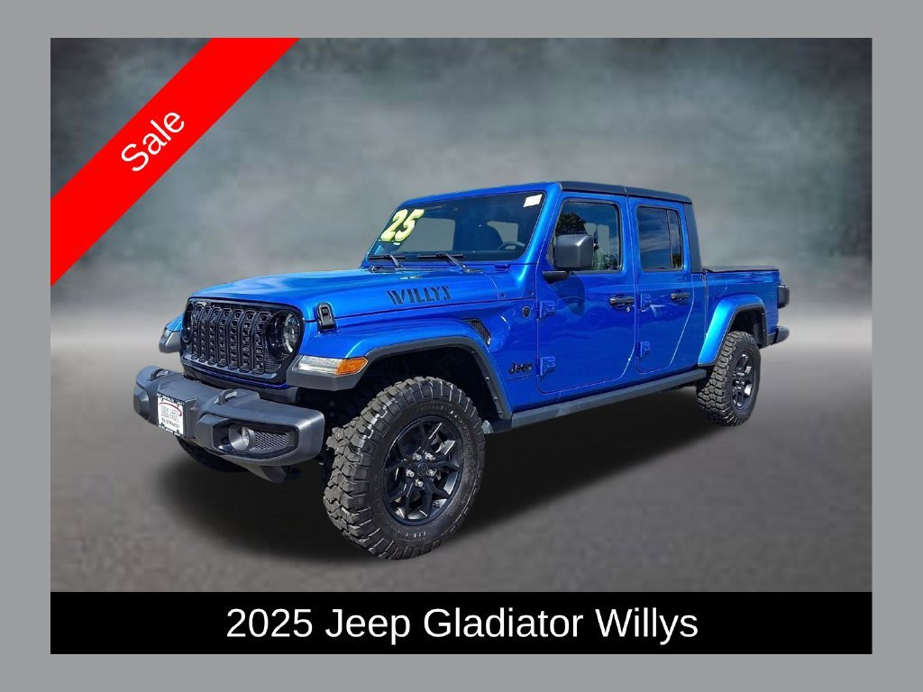 2025 Jeep Gladiator Willys comparison vehicle