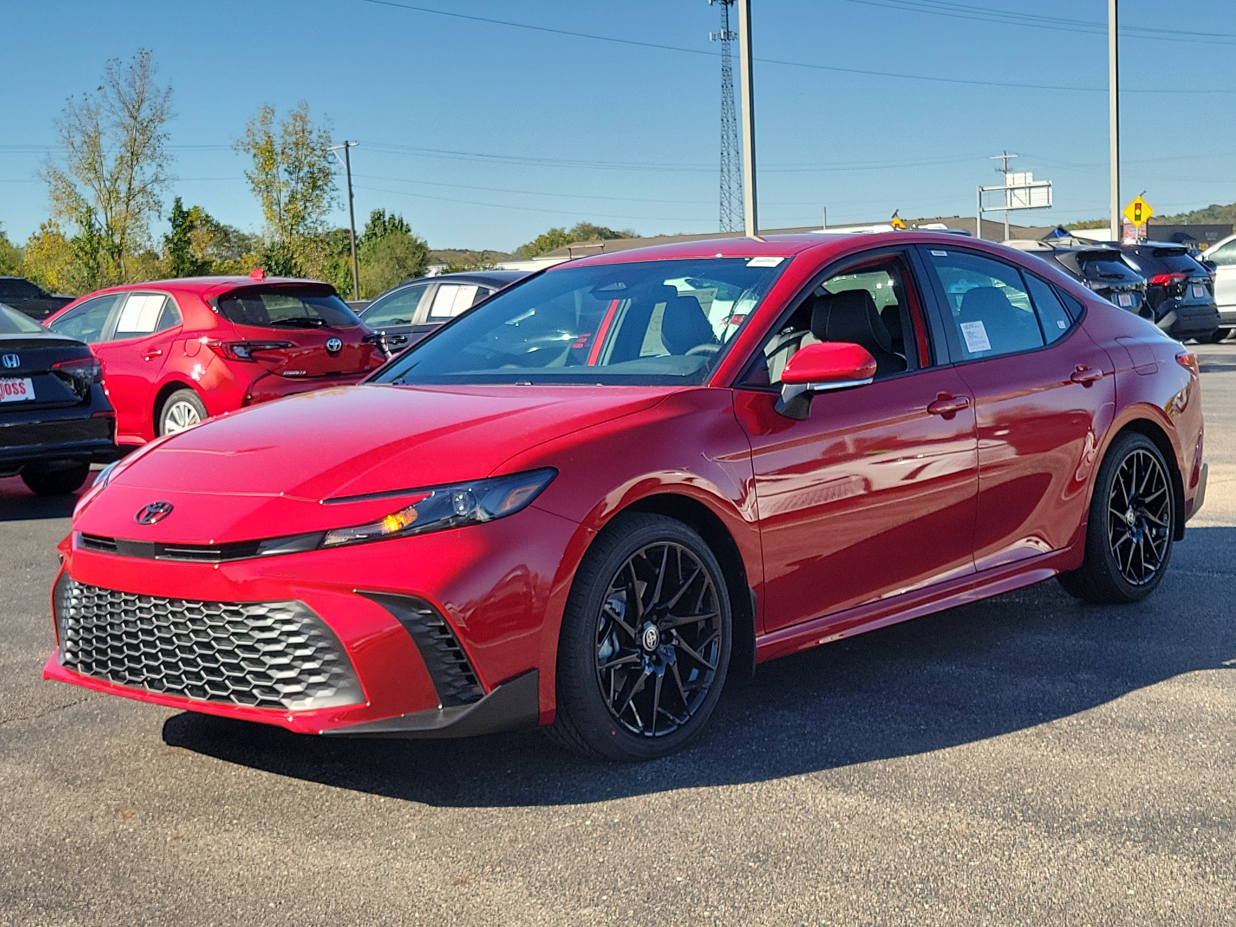 New 2026 Supersonic Red Toyota SE image 6